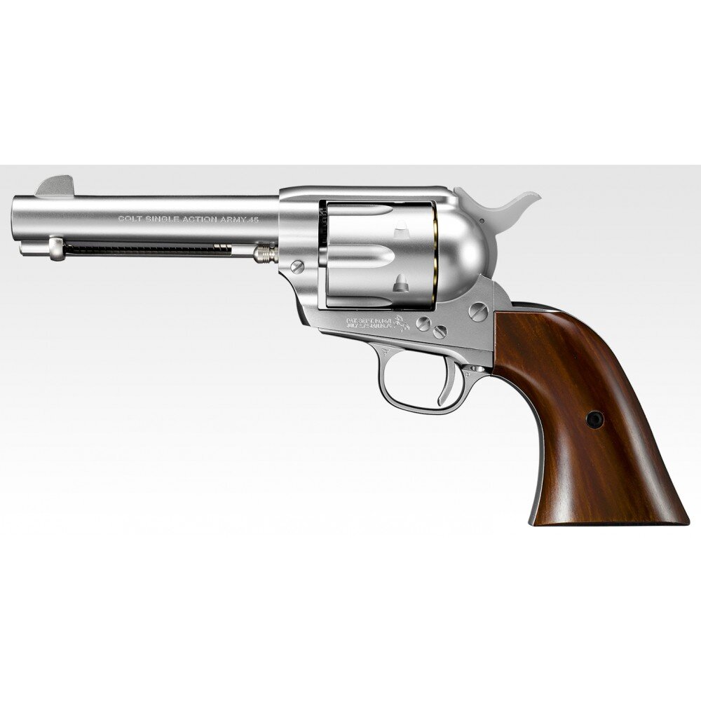 REVOLVER SAA.45 CIVILIAN - 4.3/4 INCH - SPRING - CHROME - SAA.45-CIV